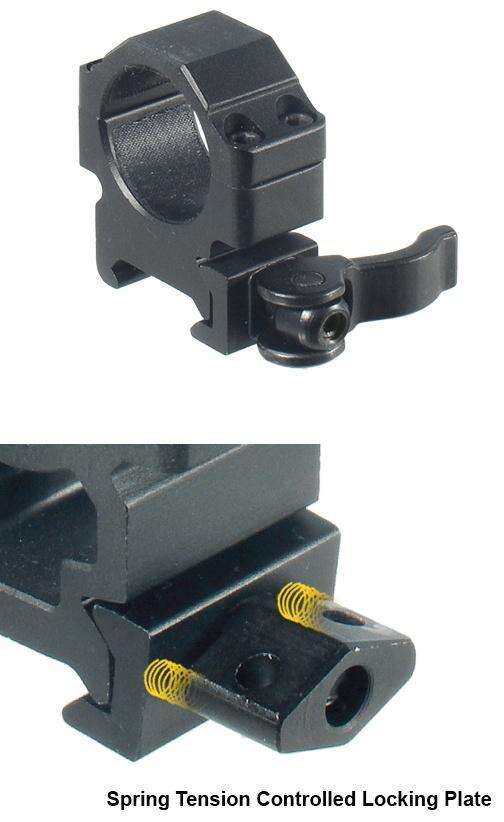 Scope Mounts Leapers Inc.   UTG Ready Series UTG MAX LE QD PIC RINGS 2PC 1" LOW • Model: Ready Series